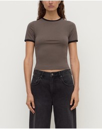 Assembly Label - Kourt Contrast Bind Tee