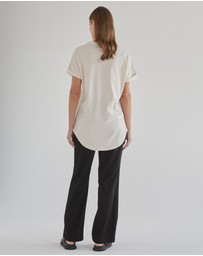 DRICOPER DENIM - Slouchy Cream Tee