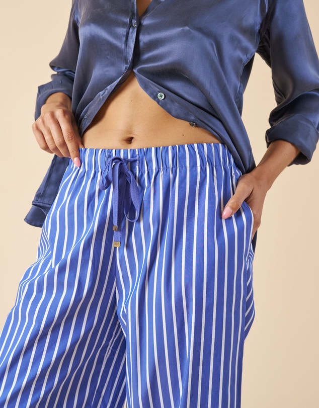 CAMIXA - Palazzo Wide Leg Striped Pants