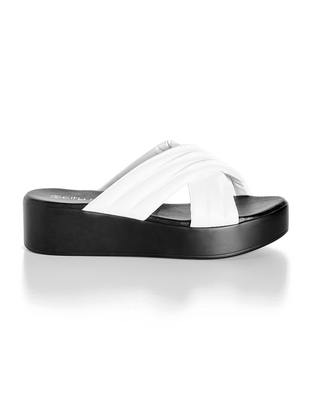 City Chic - WIDE FIT Prairie Flatform