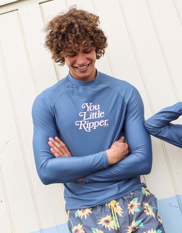 Skwosh - You Little Ripper Rashie in Navy