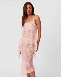 SNDYS - Tara Sheer Midi Skirt - ICONIC EXCLUSIVE
