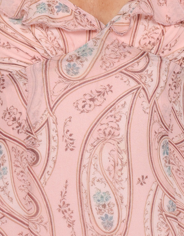 Petal & Pup - Jarvis Midi Dress - Peach Paisley