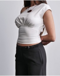By Neil Vernon - Mara Ruched Top