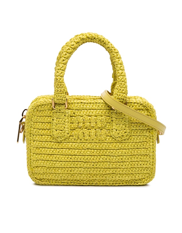 Pre-Loved by Azura Reborn - Pre-Loved Raffia Crochet Arcadie Top Handle Bag