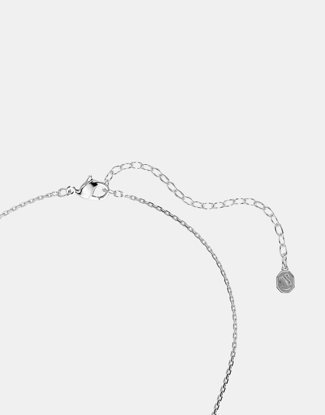 Swarovski - Constella Pendant, Round Cut, Dancing Stone, White, Rhodium Plated