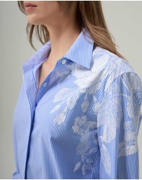 IDA+S - Maisie Striped Oversized Blouse