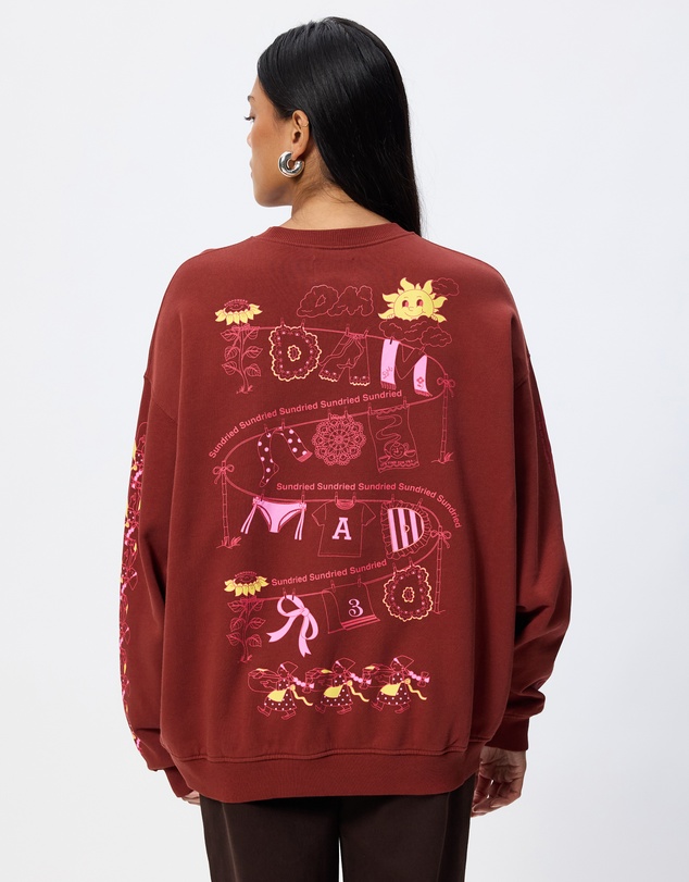 Damson Madder - Sundried Washing Line Sweatshirt