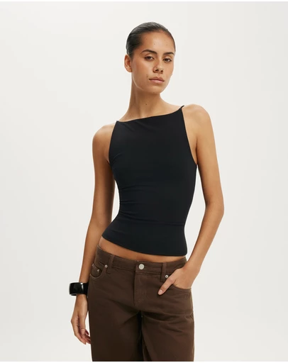 Cotton On - Hold Me High Neck Cami