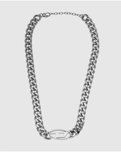 Diesel - Steel Silver Tone Pendant