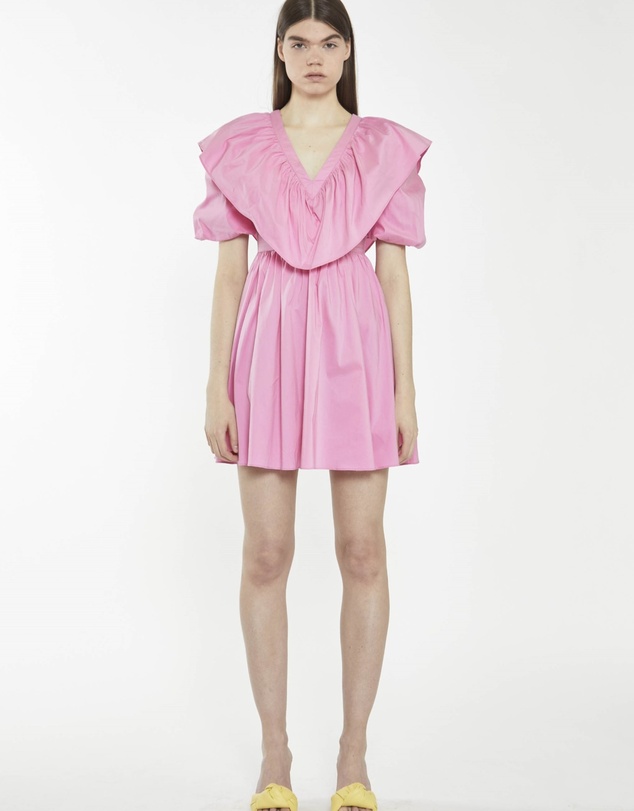 Glamorous - Ruffle Collar Mini Dress