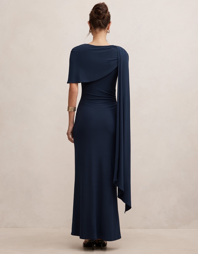 Forever New - Kosa Cape Scarf Maxi Dress