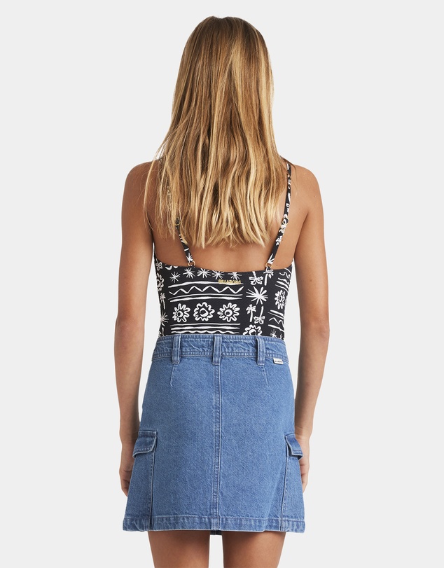 Billabong Kids - Girls 8 to 16 Hilary Carko Denim Skirt