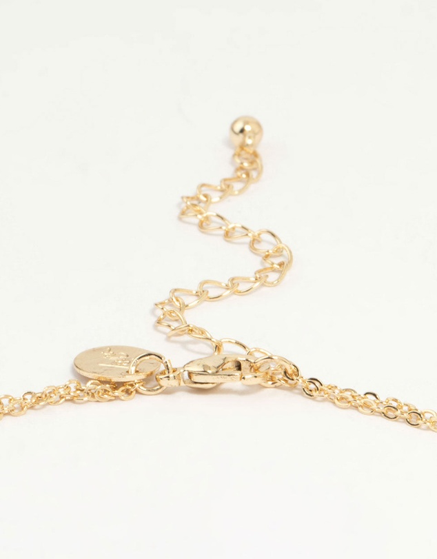 Lovisa - Gold Plated Pearl Layered Necklace