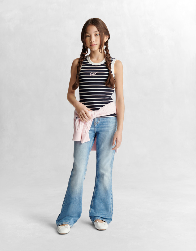 Gant - Logo Rib Striped Vest