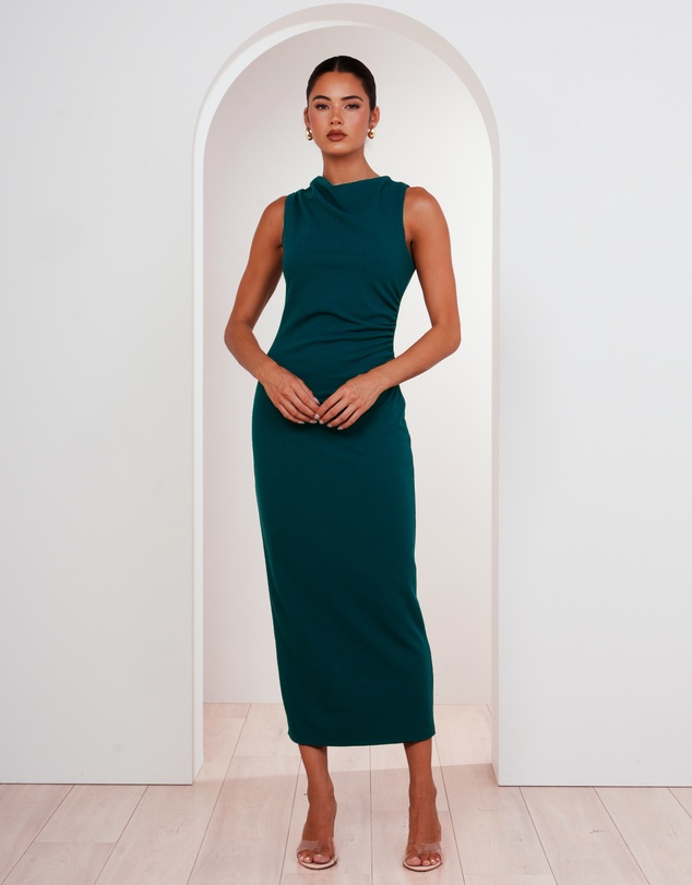 Pilgrim - Windsor High Neck Midi Dress