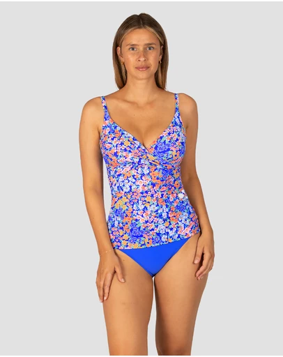 Baku Swimwear - Biarritz D/E Cup Wrap Singlet Top