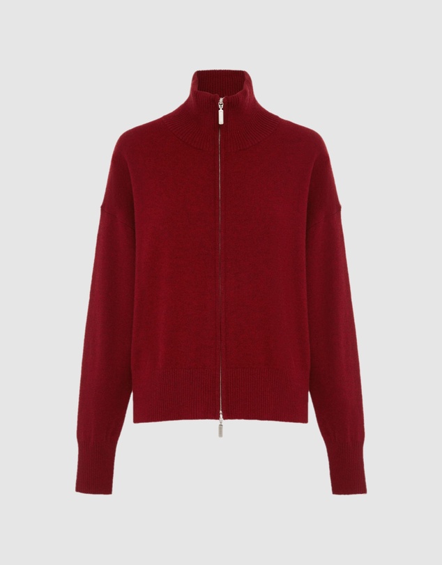 Huntly - Margot Cashmere Zip Jacket