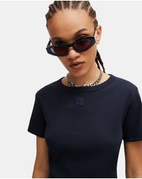HUGO - Cotton-Blend Logo T-shirt