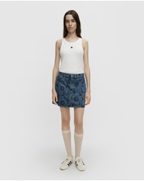 Marimekko - Maridenim Ruudut Unikko Skirt