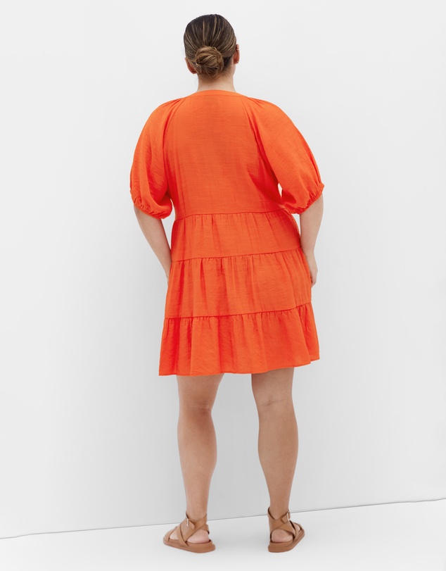 City Chic - Kara Tiered Mini Dress
