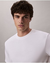 Calvin Klein - Embroidered Monogram Logo T-Shirt