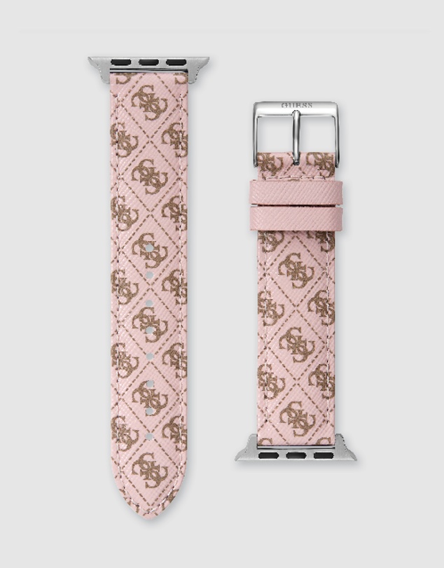GUESS - Guess Apple Band - Pink Quattro Logo Textured 38-40mm