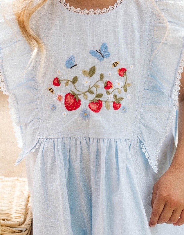 Bebe by Minihaha - Poppy Embroidered Yoke Dress - Babies