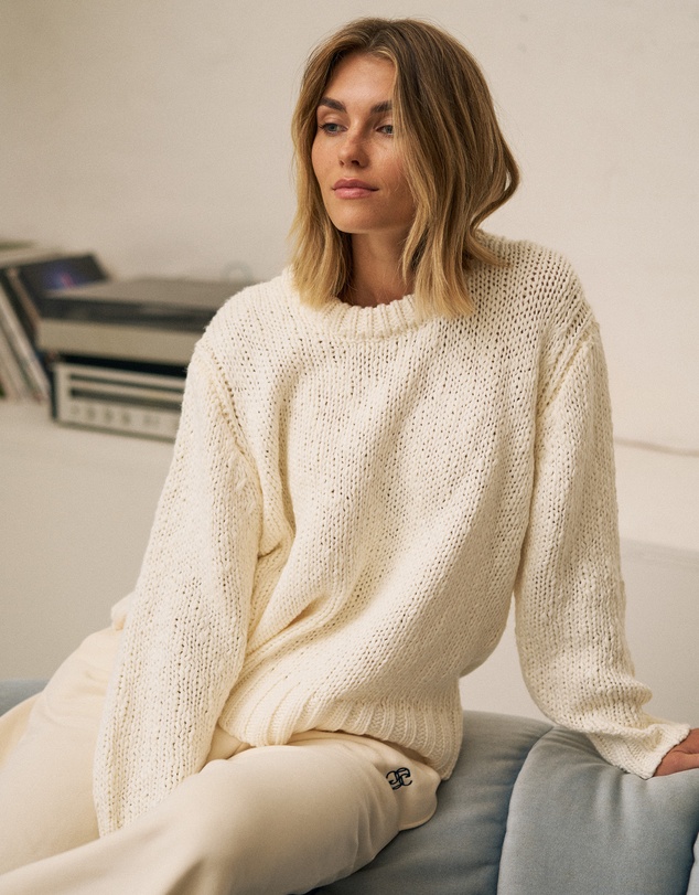 Ceres Life - Sage Chunky Knit Crew