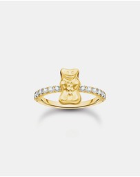 THOMAS SABO - THOMAS SABO Ring with Gold HARIBO goldbear and zirconia