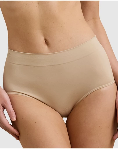 Lauren by Ralph Lauren - Lauren Seamless Recycled Jersey High Waist Full Brief