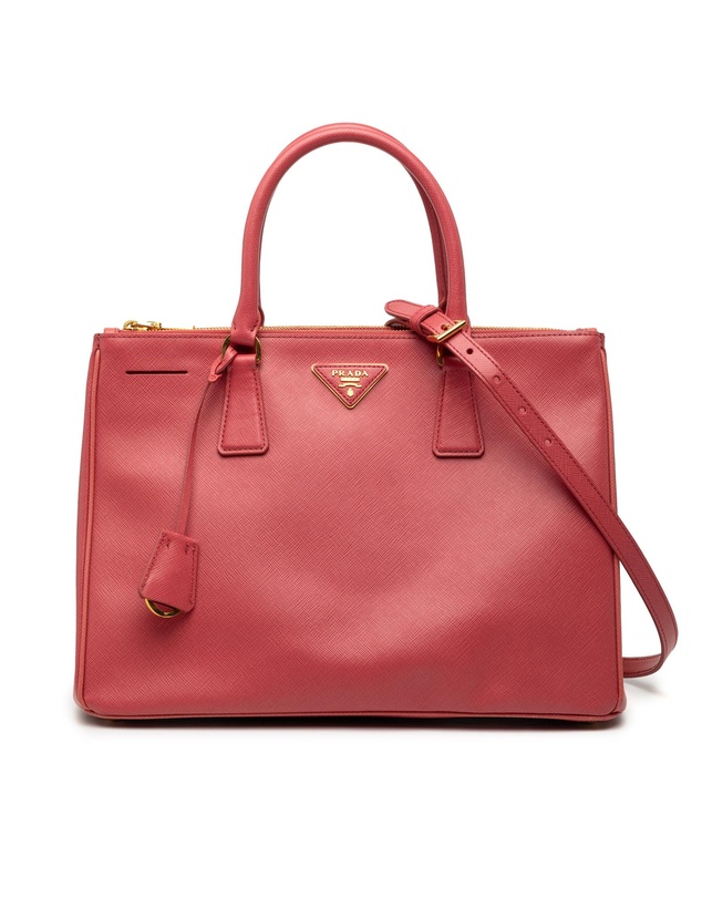 Pre-Loved by Azura Reborn - Pre-Loved Medium Saffiano Lux Galleria Double Zip Satchel