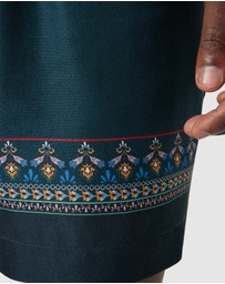 Politix - Panel Print Elasticated Shorts