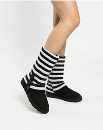 Ozwear Connection Uggs - Ugg Cardy Stretchy Knit Leg Warmers Slouch Socks