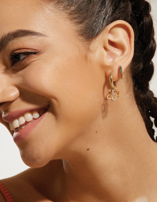 Ania Haie - Ania Haie Gold Oval Hoop Earrings
