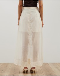Atmos&Here - Lola Organza Sheer Maxi Skirt