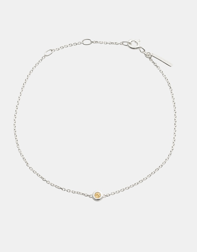 Kirstin Ash - Petite Birthstone Bracelet November Citrine