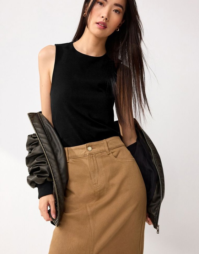 NEXT - Double Layered Super Soft Ribbed Tank Vest Top
