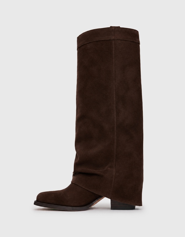 Betts - Winnie Leather Cuffed Knee Boots