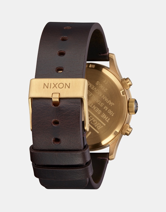 Nixon - Sentry Chrono Leather Watch
