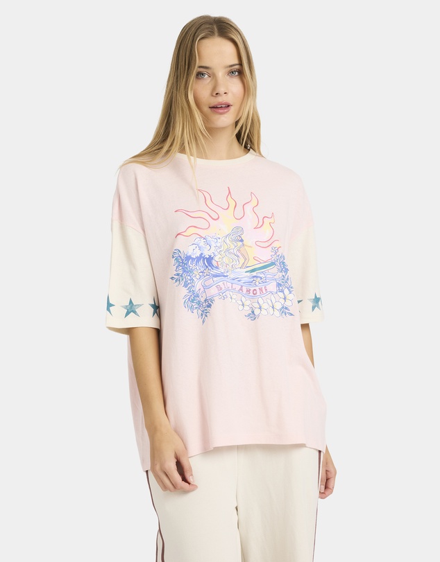Billabong - Womens Tropics Co Ringer T-Shirt