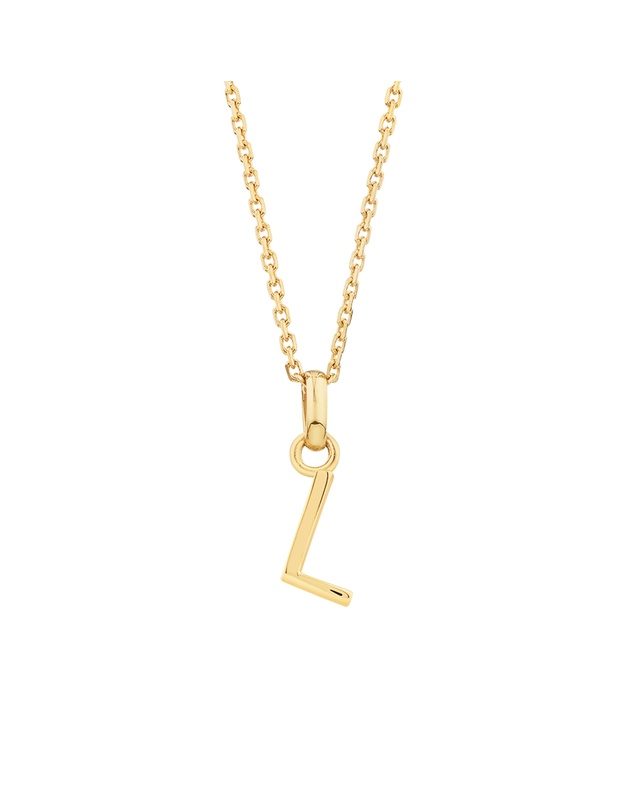 Michael Hill - L Initial Pendant in 10kt Yellow Gold