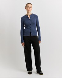 Toorallie - Variegated Rib Cardigan