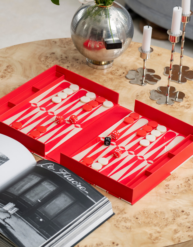 Printworks - Printworks Classic Art of Backgammon-Red Cream