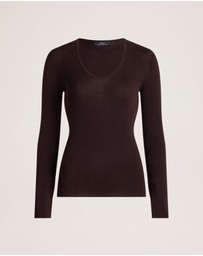 SABA - Janet Merino Wool Scoop Neck Knit