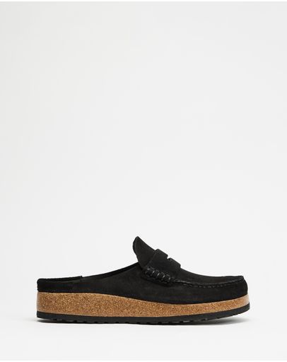 Black Suede Leather