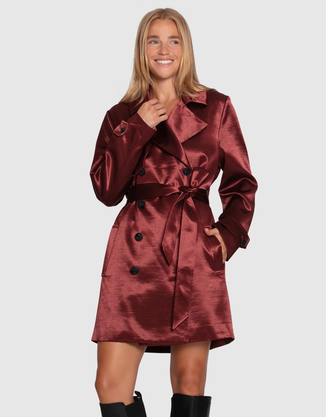 Belle & Bloom - Will You Stay Trench Dress