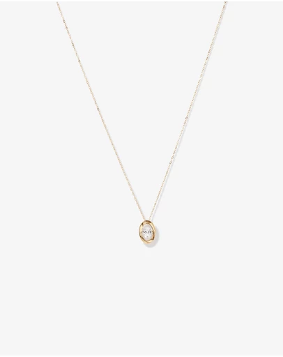 Michael Hill - Lume Lab Oval Pendant with 0.50 Carat TW of Laboratory-Grown Diamond in 10kt White Gold