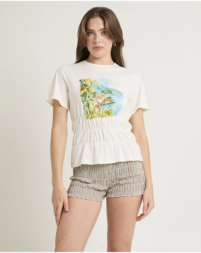 Subtitled - Ross Gathered T-Shirt