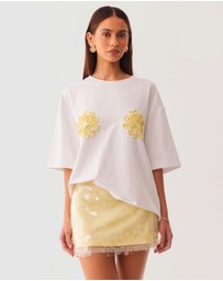 SNDYS - MAI TAI CORD FLORAL TEE - ICONIC EXCLUSIVE
